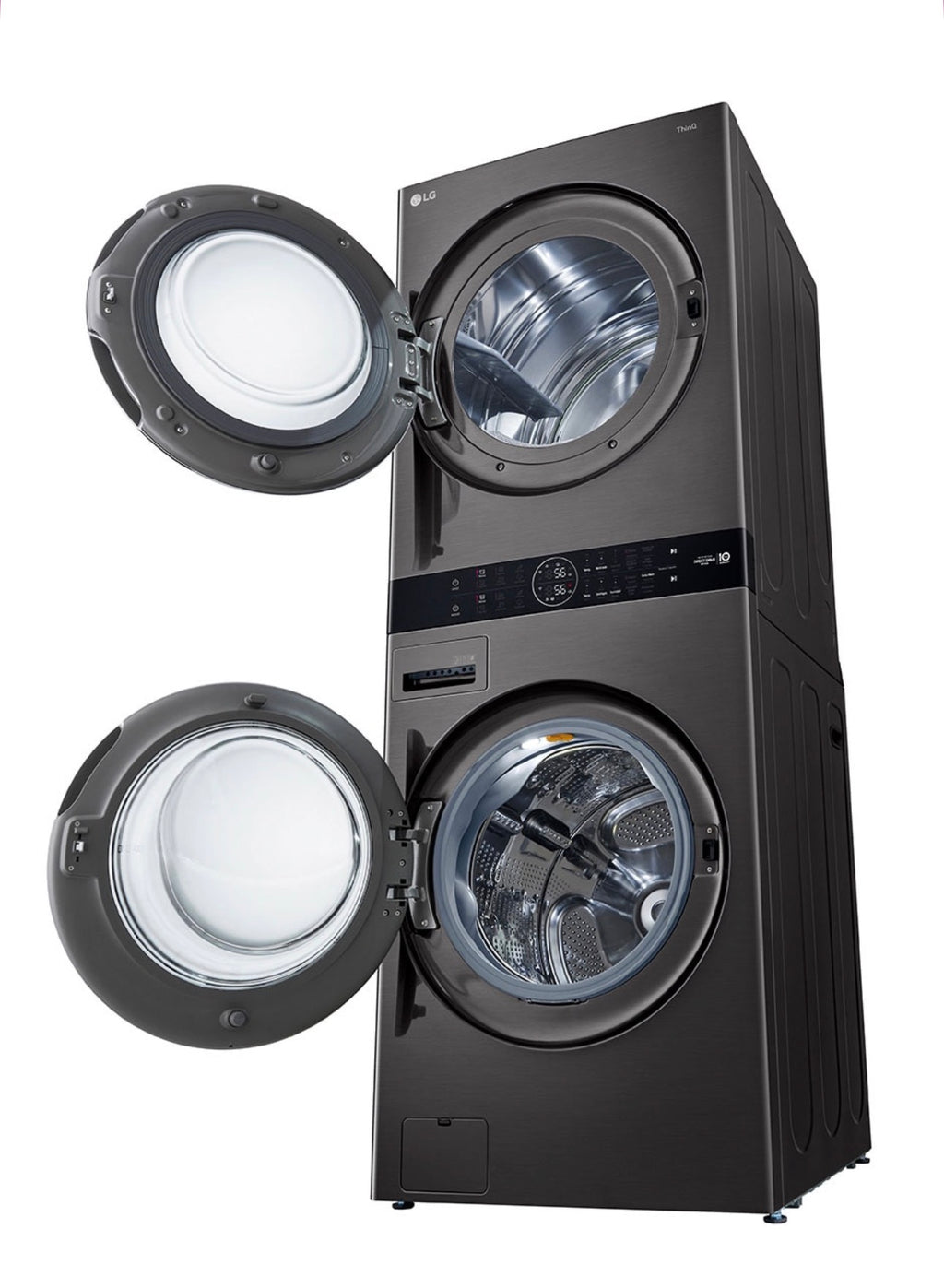 LG lavadora y secadora clav 22 black