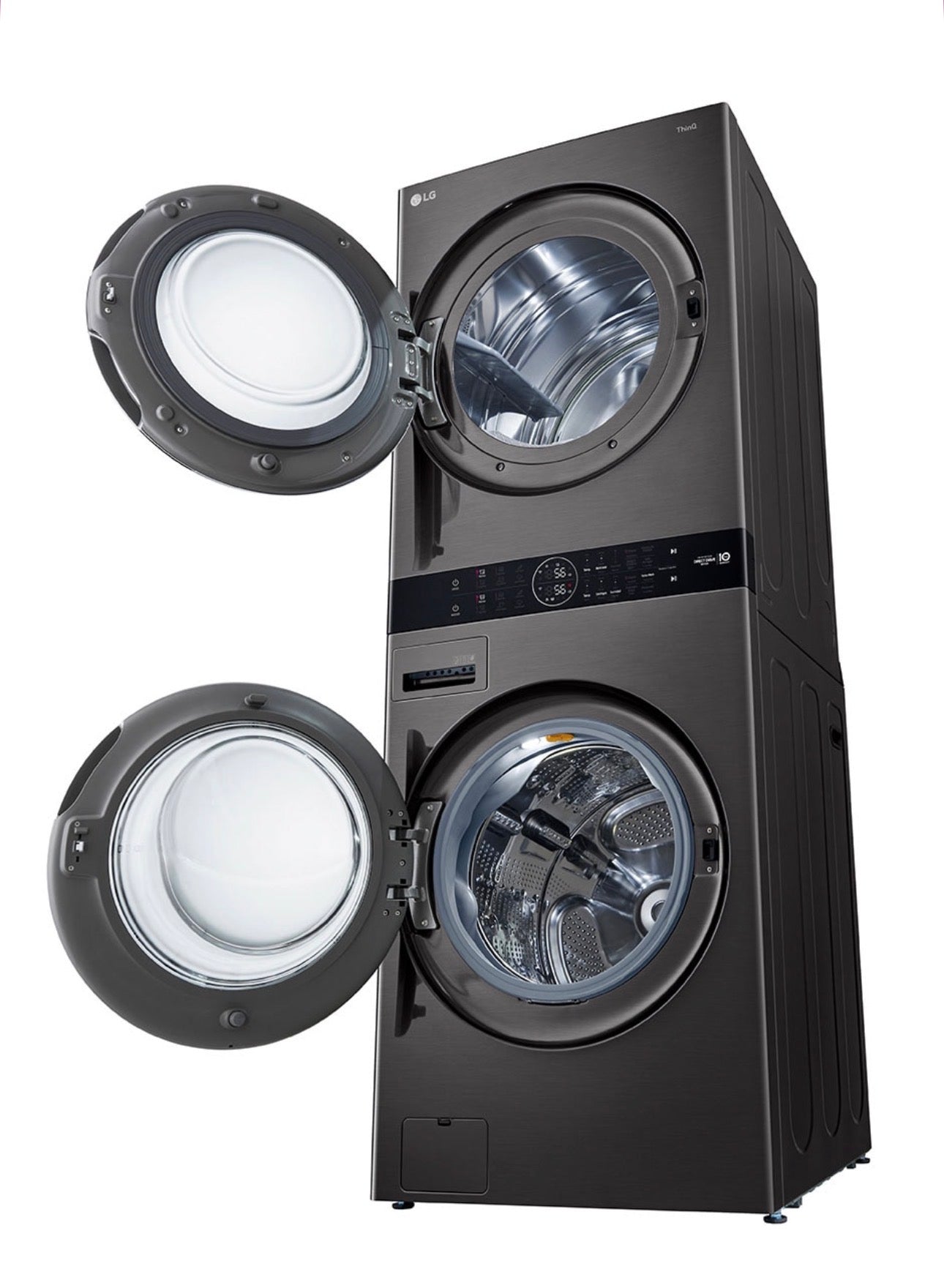 LG lavadora y secadora clav 22 black