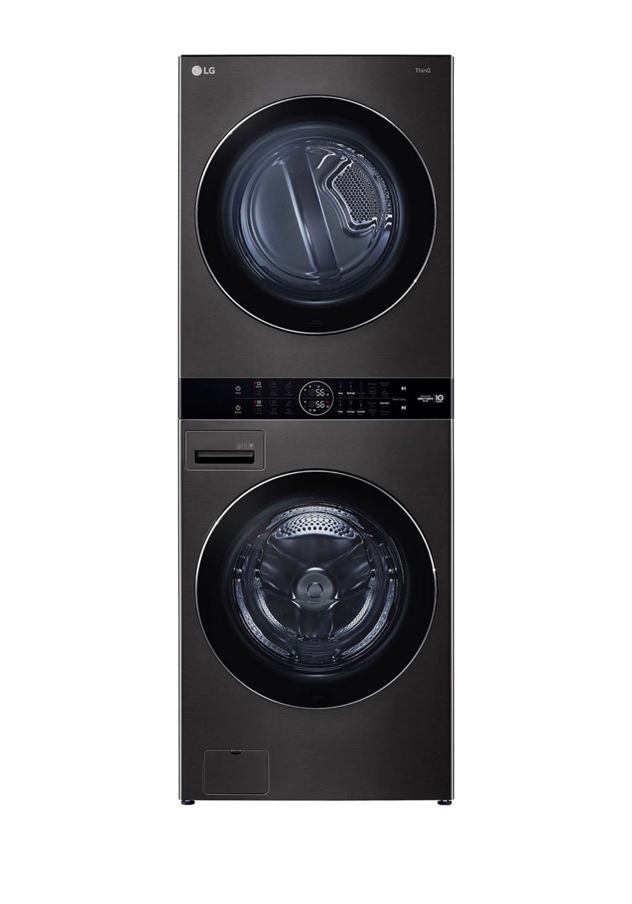 LG lavadora y secadora clav 22 black